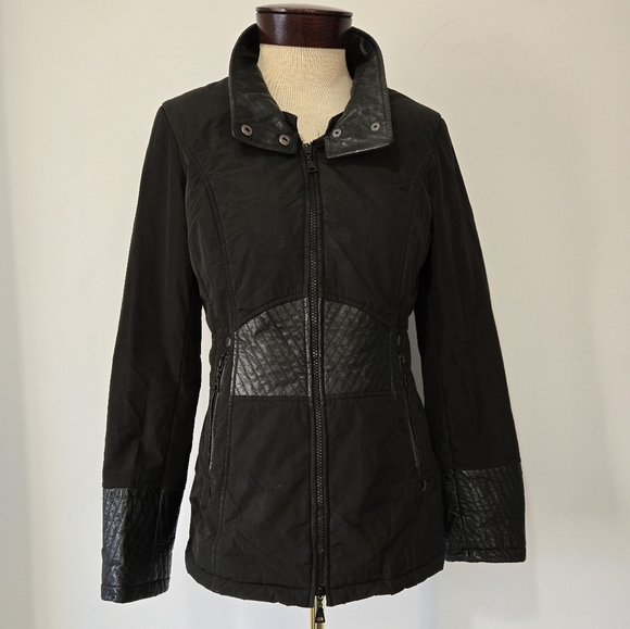 DANIER leather and polyester black jacket. Size XXS (seems a bit bigger) - Picture 5 of 15